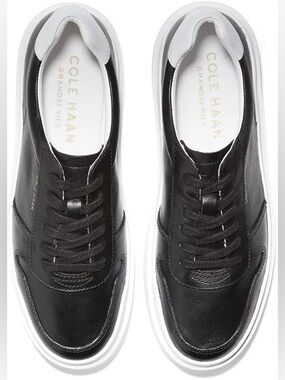 Cole Haan Grandpro Rally Court Sneaker, Black/Optic White - Size 9